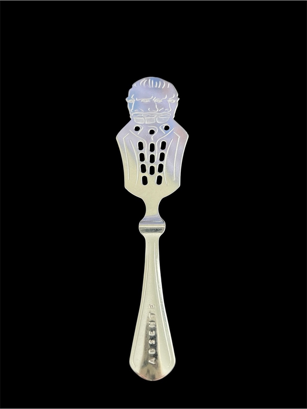 Van Gogh “Seeing Double” Silver-Tone Absinthe Sugar Spoon with Portrait Cutout